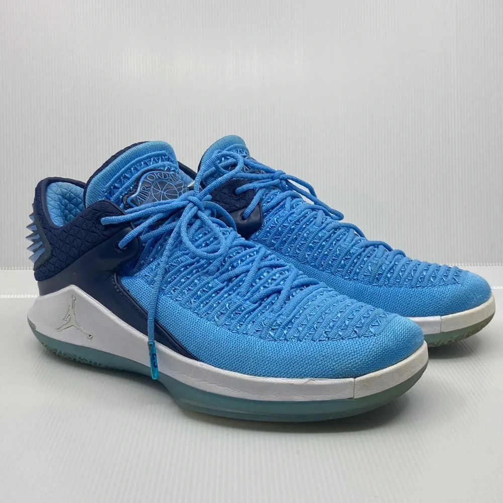 Nike Air Jordan 17 Blue Win Like 82 Tennis Shoes Sneakers size 9